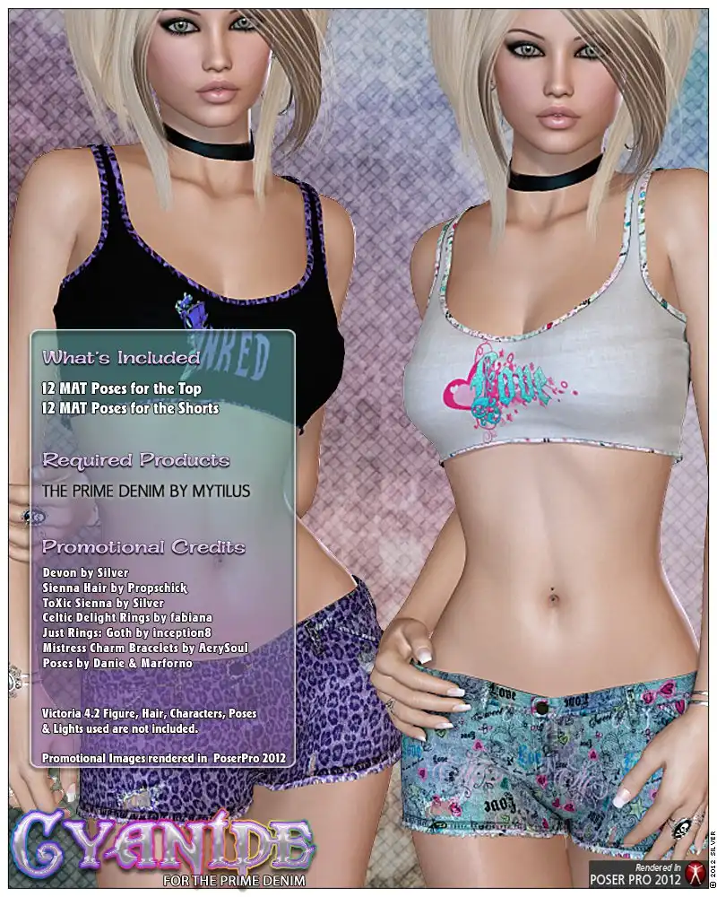 Cyanide for The Prime Denim_DAZ3DDL