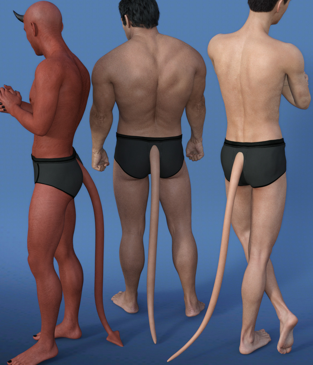 EasyPose Tail for Genesis 3 Male(s)_DAZ3D下载站