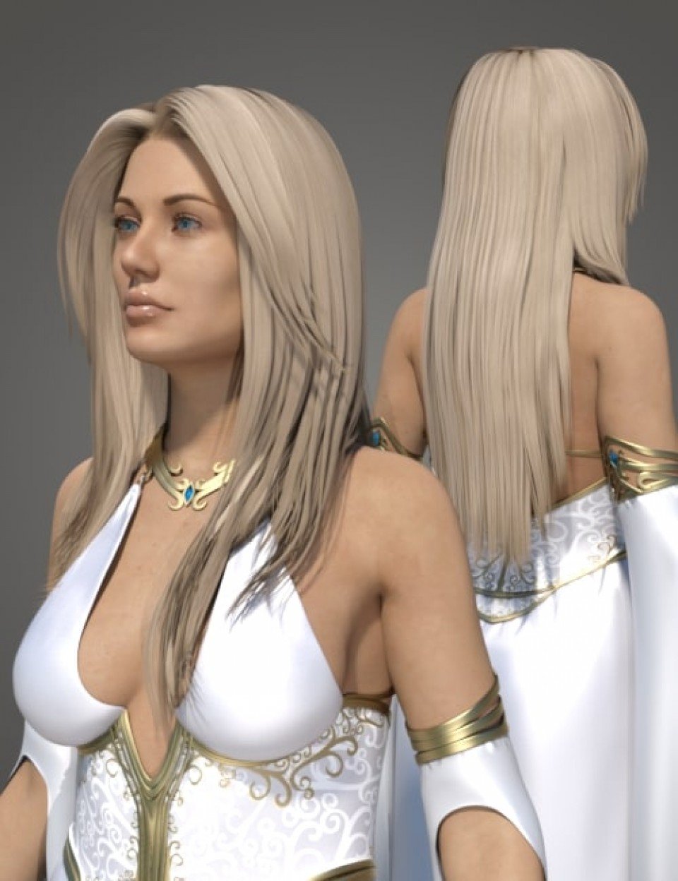 Ethereal Goddess Hair for Genesis 8 Female(s)_DAZ3D下载站