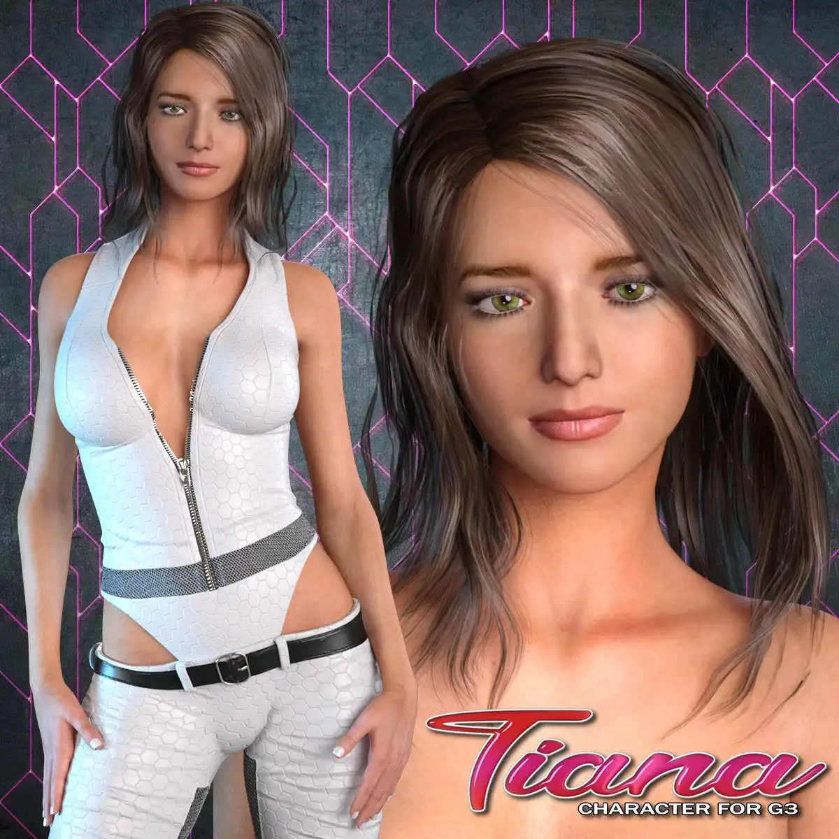 Exnem Tiana Character for G3_DAZ3DDL