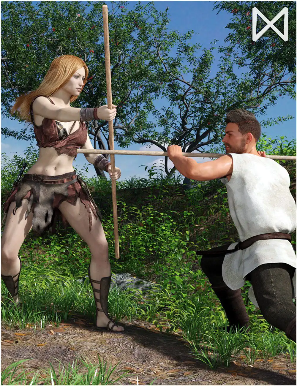 Fantasy Staff_DAZ3DDL
