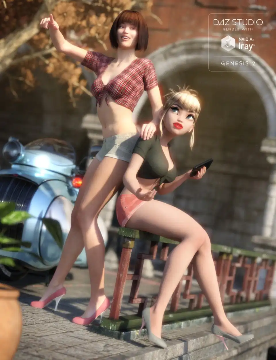 Hot Pants Textures_DAZ3D下载站