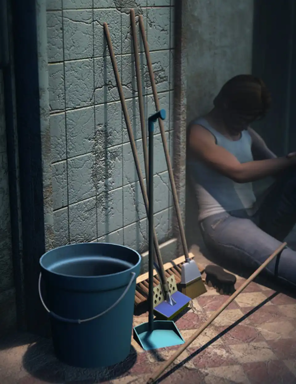 Janitor Gear_DAZ3DDL