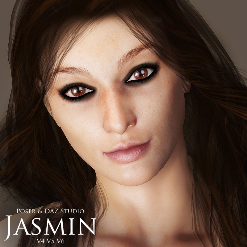Jasmin for V4, V5 & V6_DAZ3D下载站