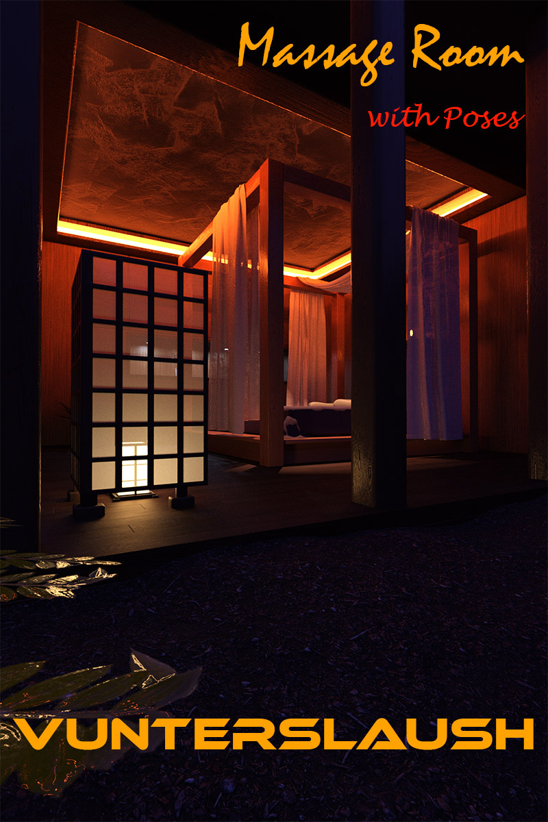 Massage Room with Poses_DAZ3DDL