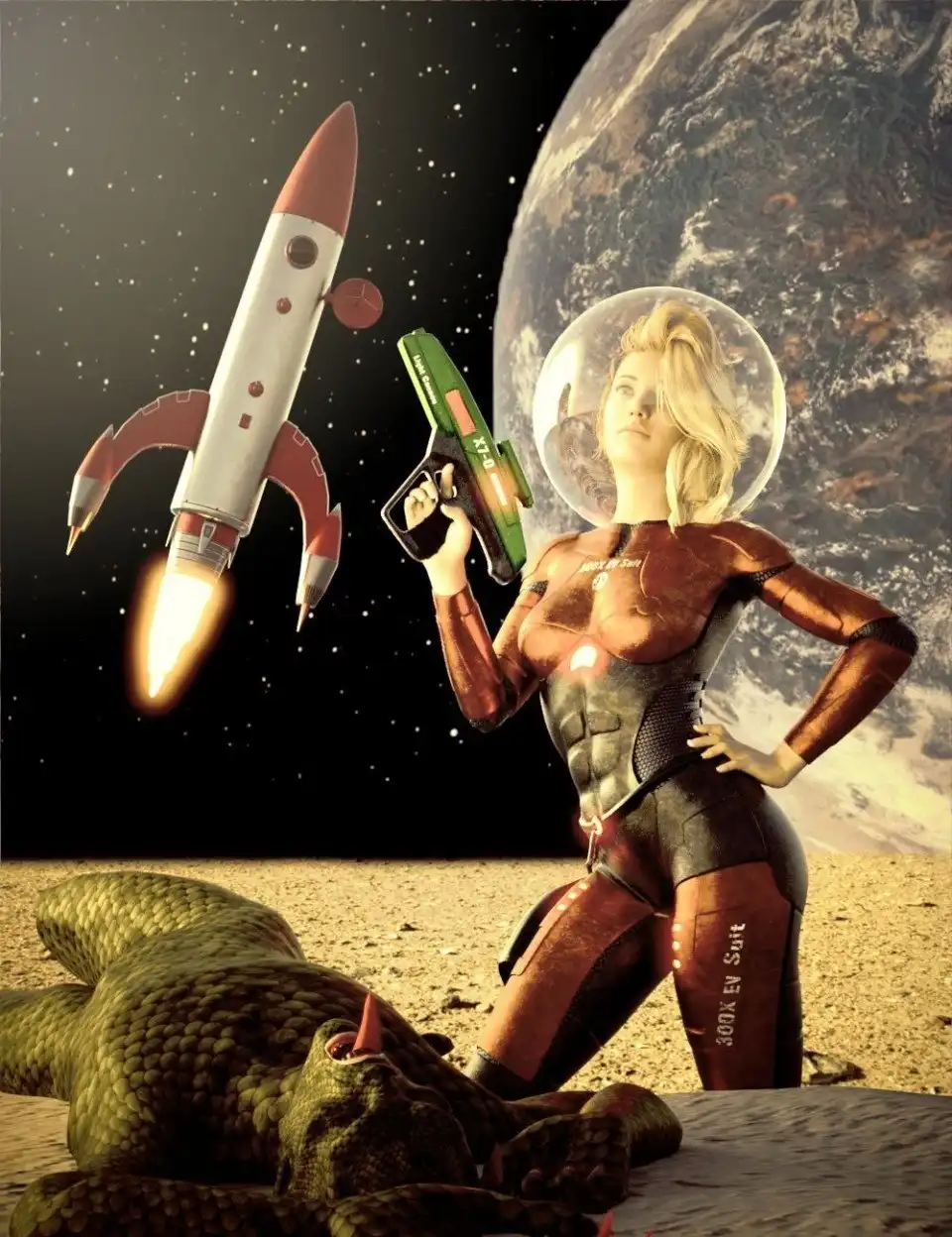 Modular Retro Starship Kit_DAZ3DDL
