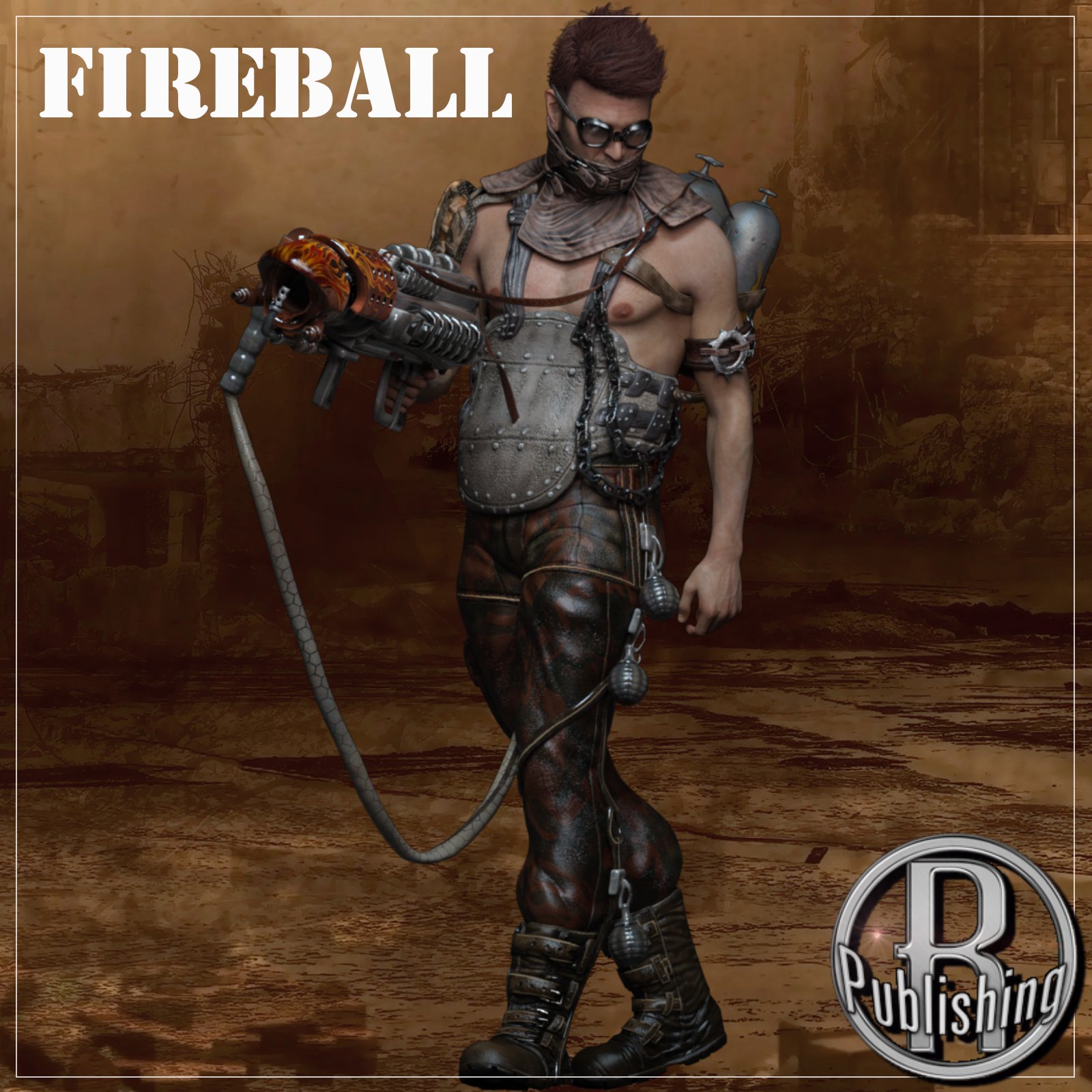 Outlanders: Fireball – for DS and Genesis 8 Male_DAZ3D下载站