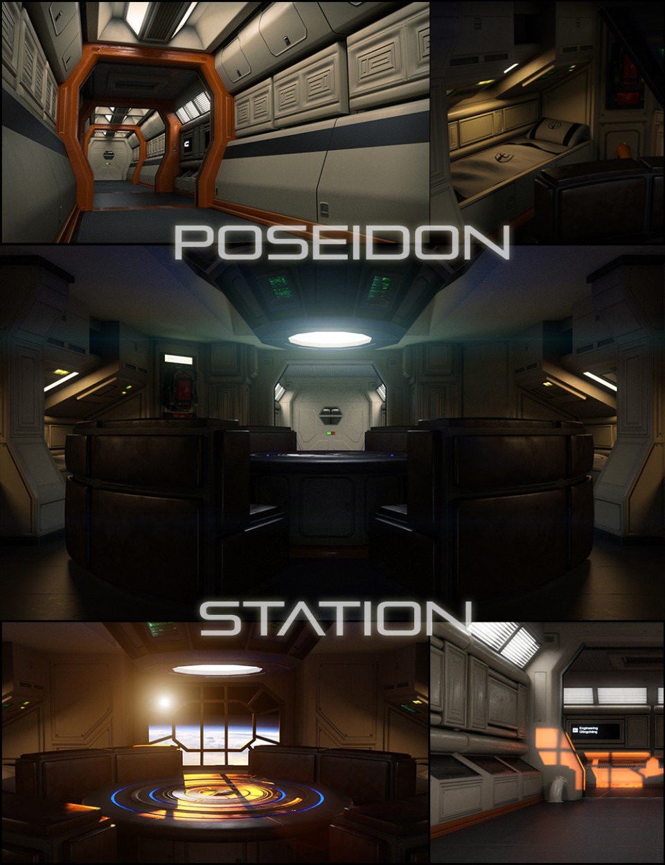 Poseidon Station_DAZ3D下载站