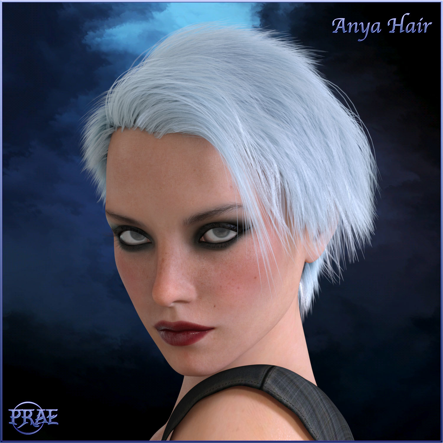 Prae-Anya Hair G3/G8 Daz_DAZ3D下载站