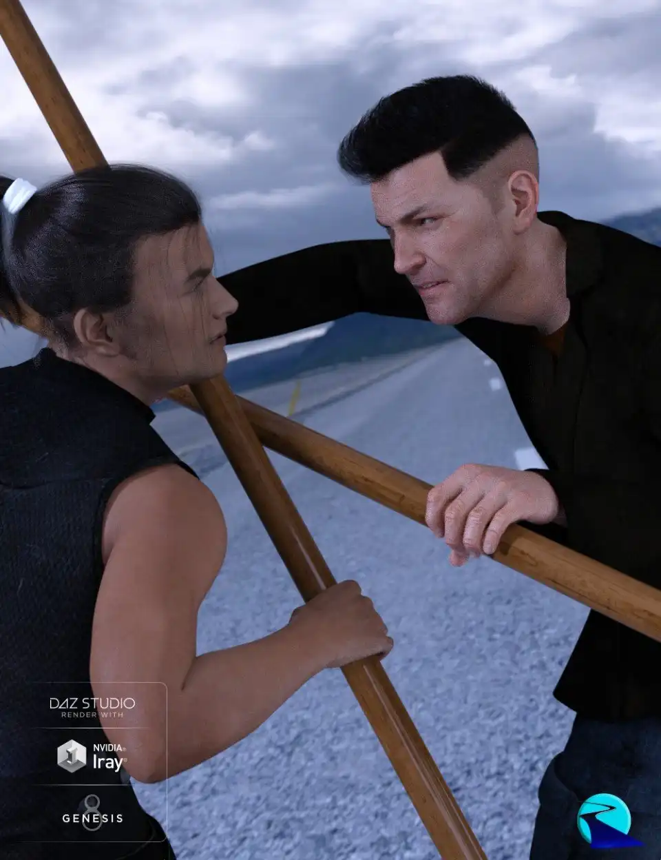 Props & Poses Converter from Genesis 3 Male to Genesis 8 Male_DAZ3D下载站
