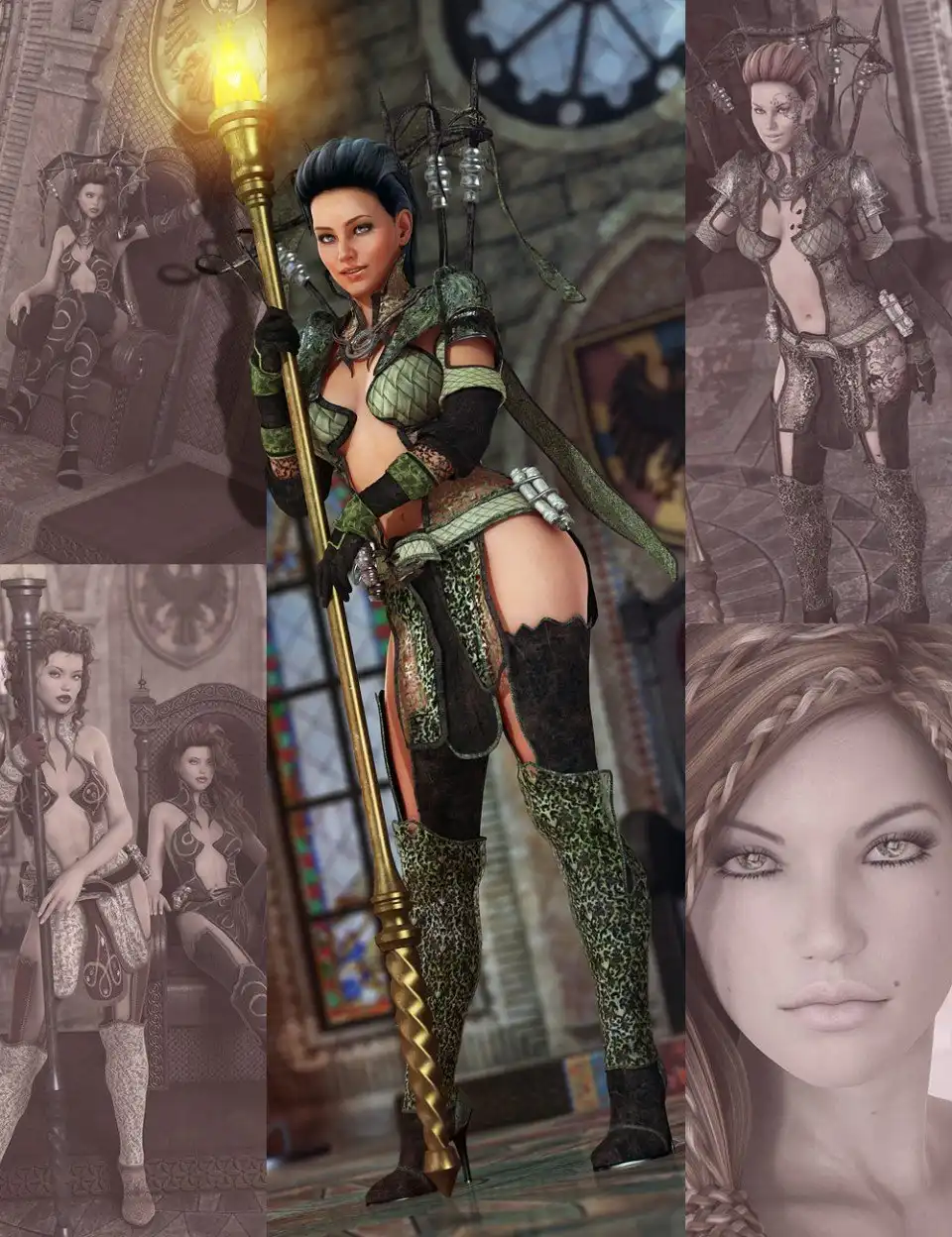 Queen’s Chamber Bundle_DAZ3DDL