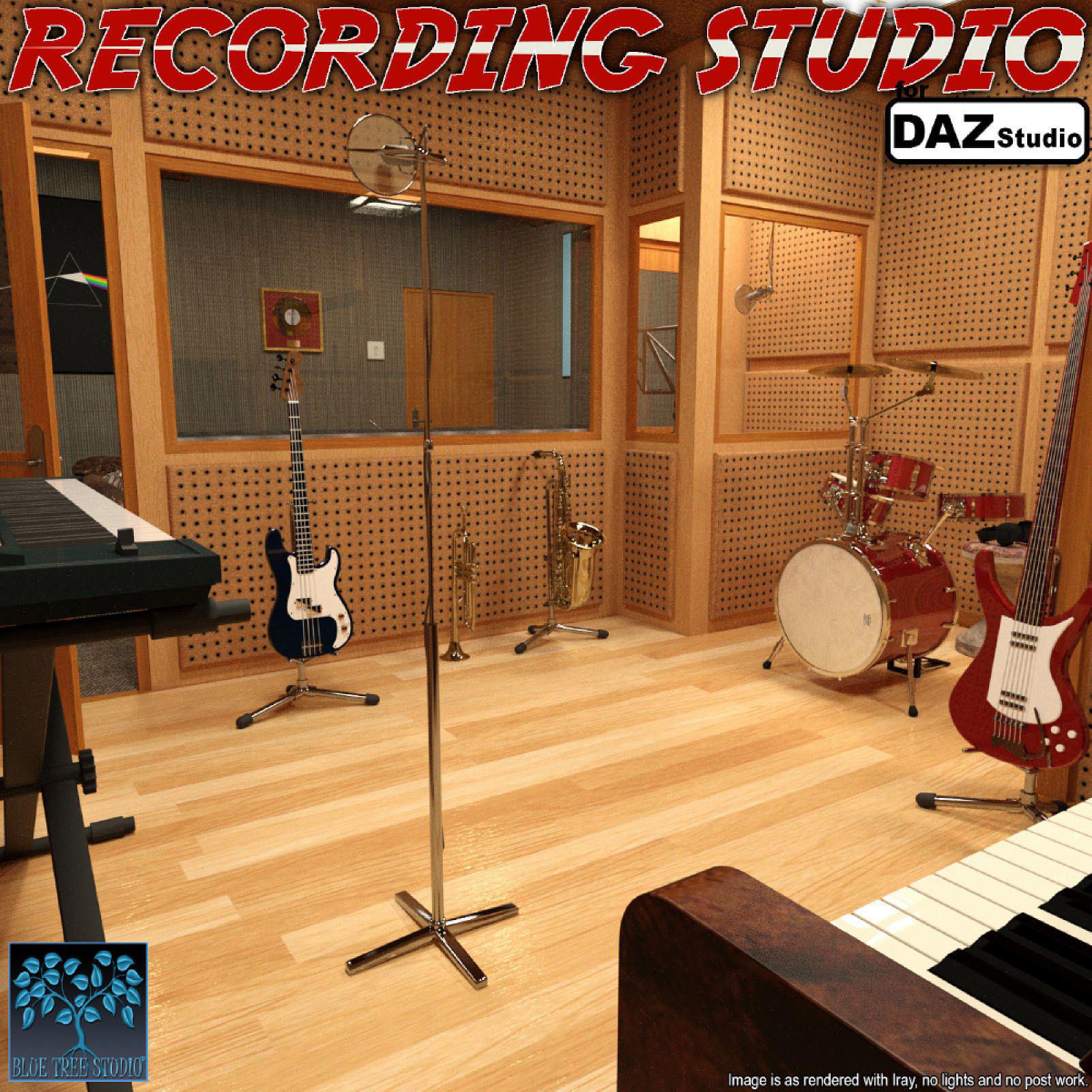 Recording Studio for Daz Studio_DAZ3D下载站