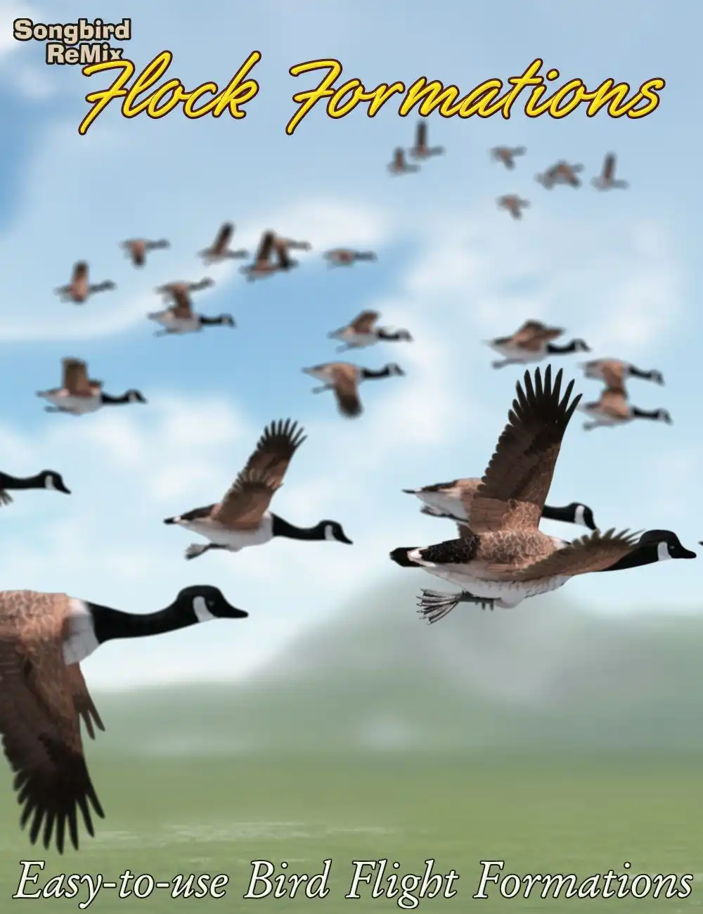 SBRM Flock Formations_DAZ3D下载站
