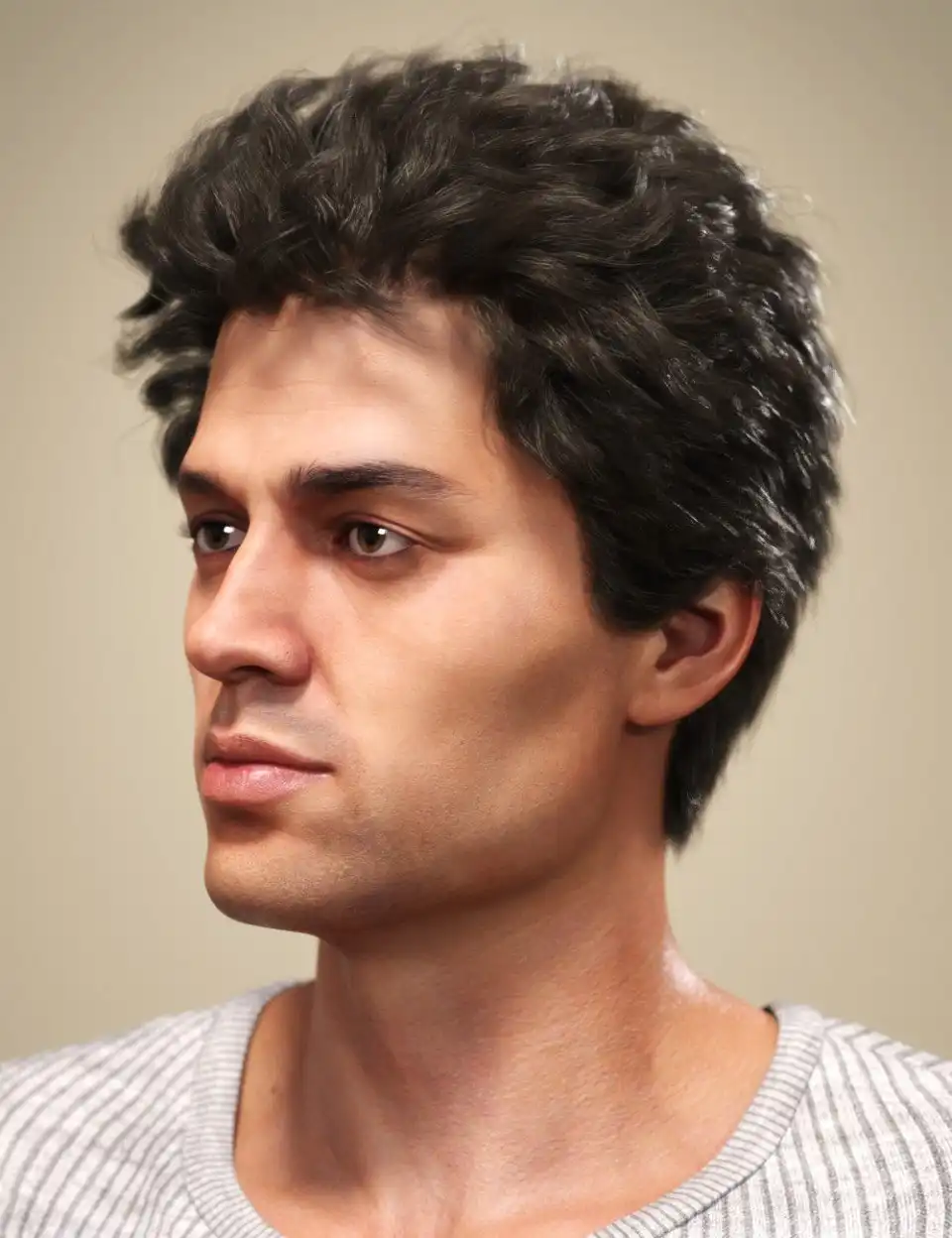 SP Hair 009 for Genesis 3 and 8 Male(s)_DAZ3DDL