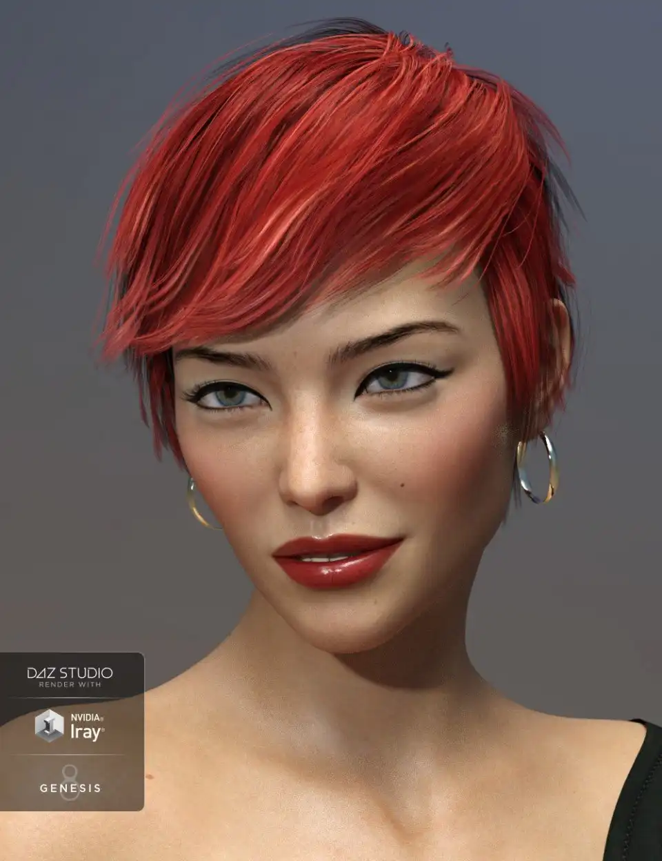 Sam Hair for Genesis 3 and 8 Female(s)_DAZ3DDL