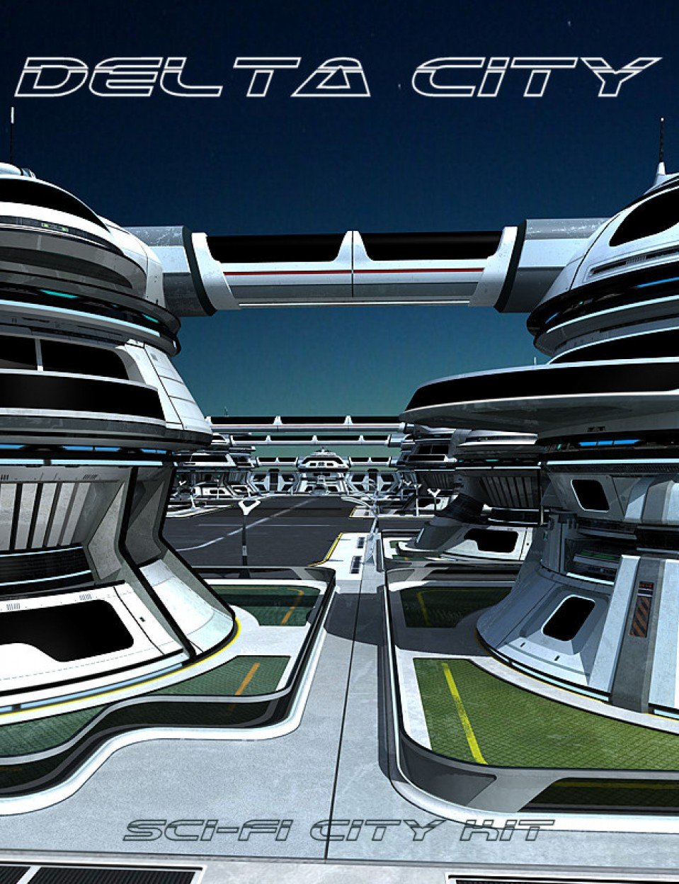Sci-fi City Kit: Delta City_DAZ3D下载站