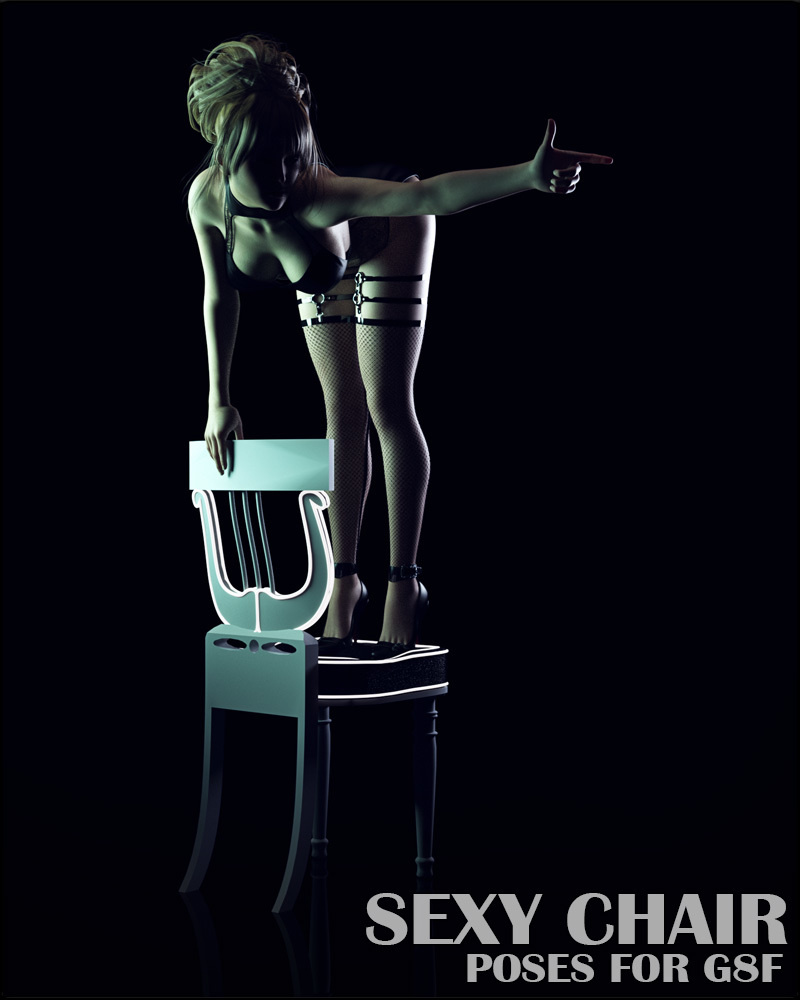 Sexy Chair Poses for G8F_DAZ3DDL. 