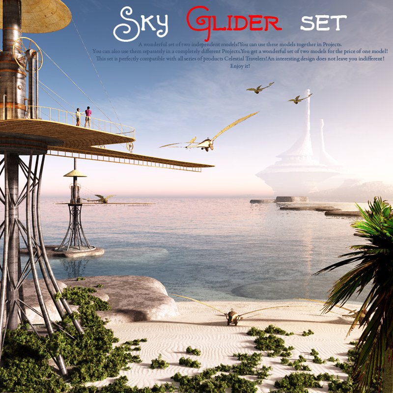 Sky Glider Set_DAZ3DDL