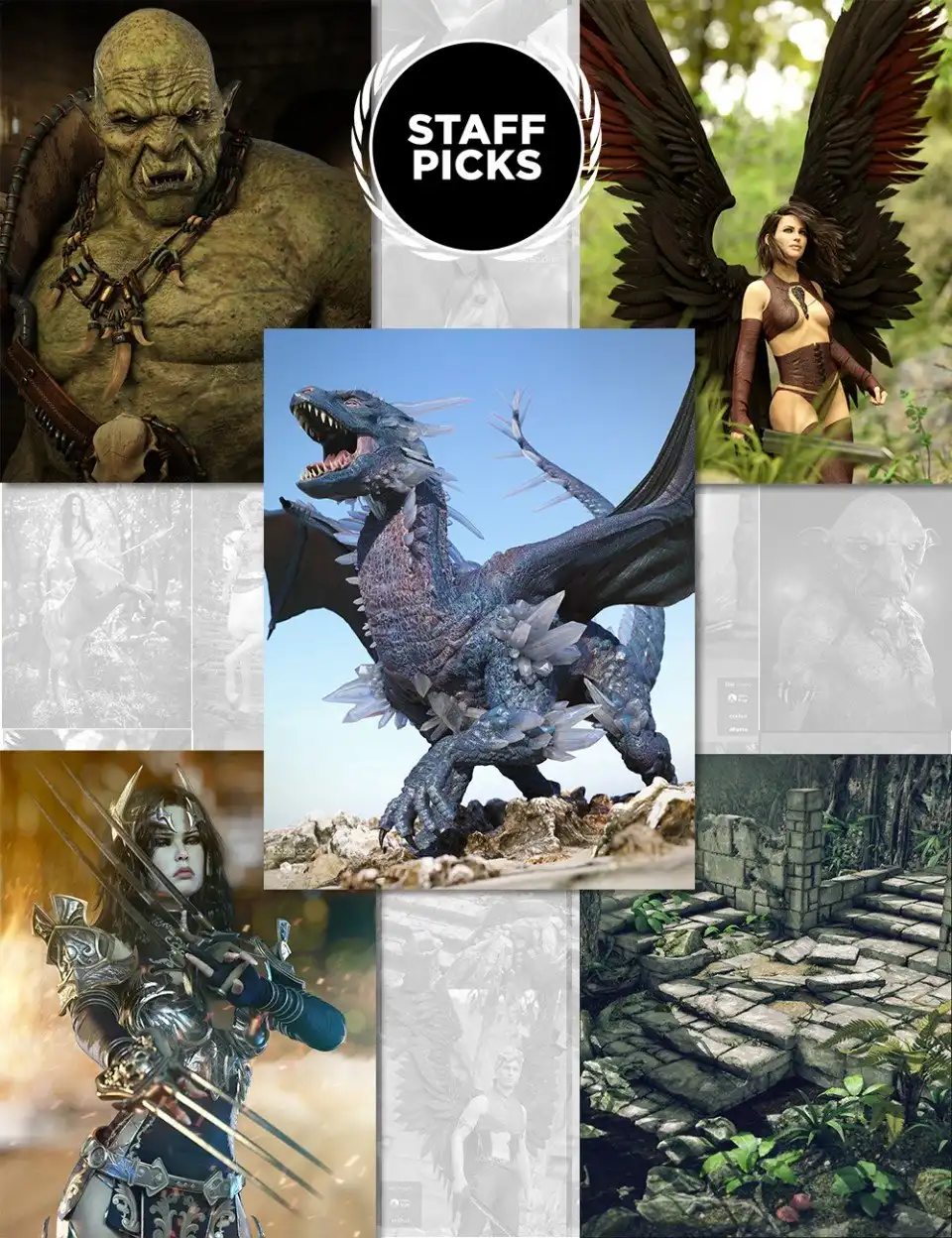 Staff Picks Fantasy Mega Bundle_DAZ3DDL