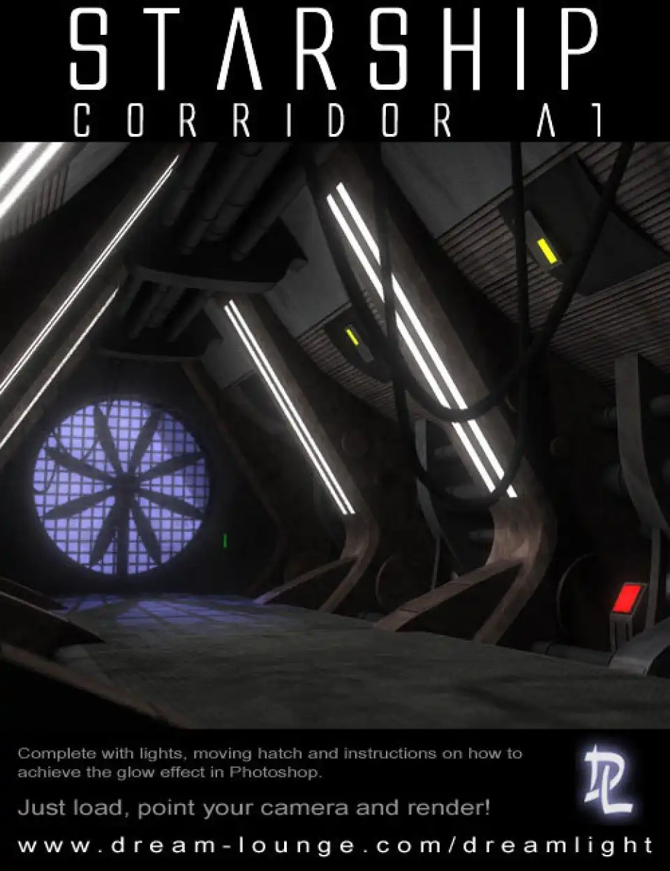 Starship Corridor A1 for DS_DAZ3DDL