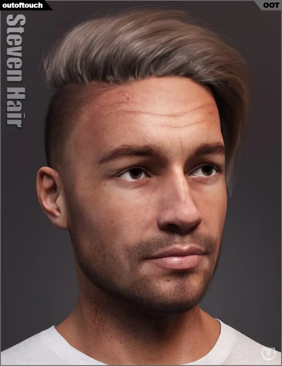Steven Hair for Genesis 3 and Genesis 8_DAZ3DDL