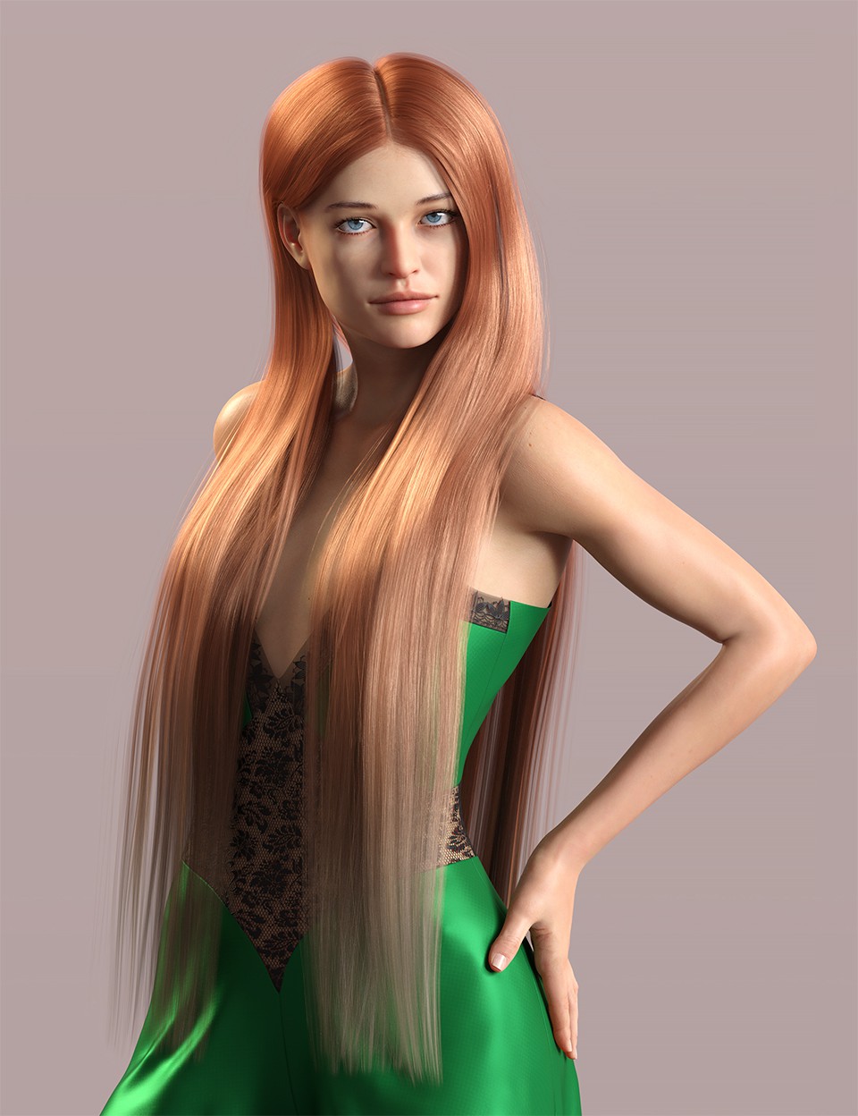 Super Sleeky Hair for Genesis 8 and OOT Hairblending 2.0 Texture XPansion (Converted)_DAZ3DDL