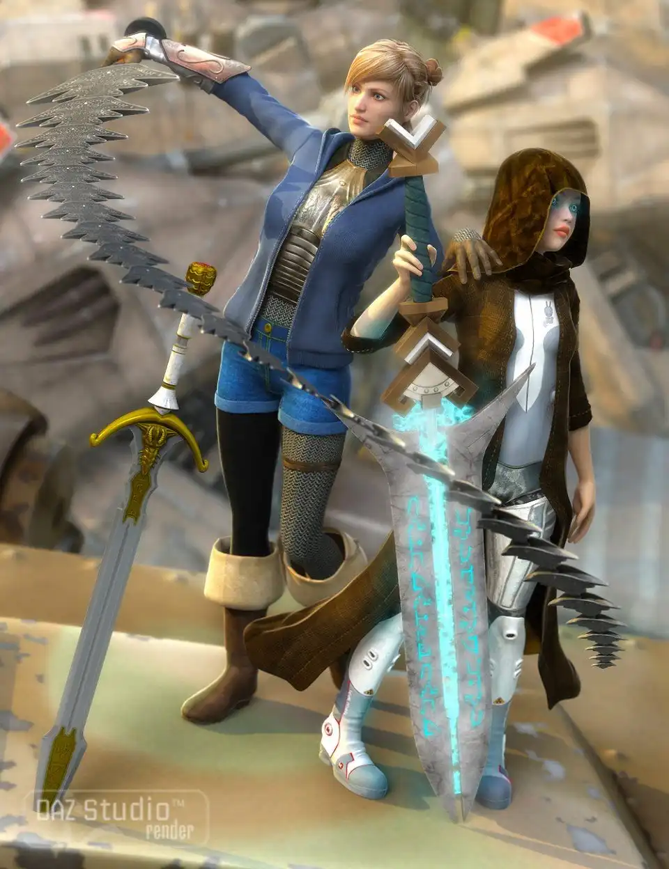 Swords Fantastic_DAZ3D下载站