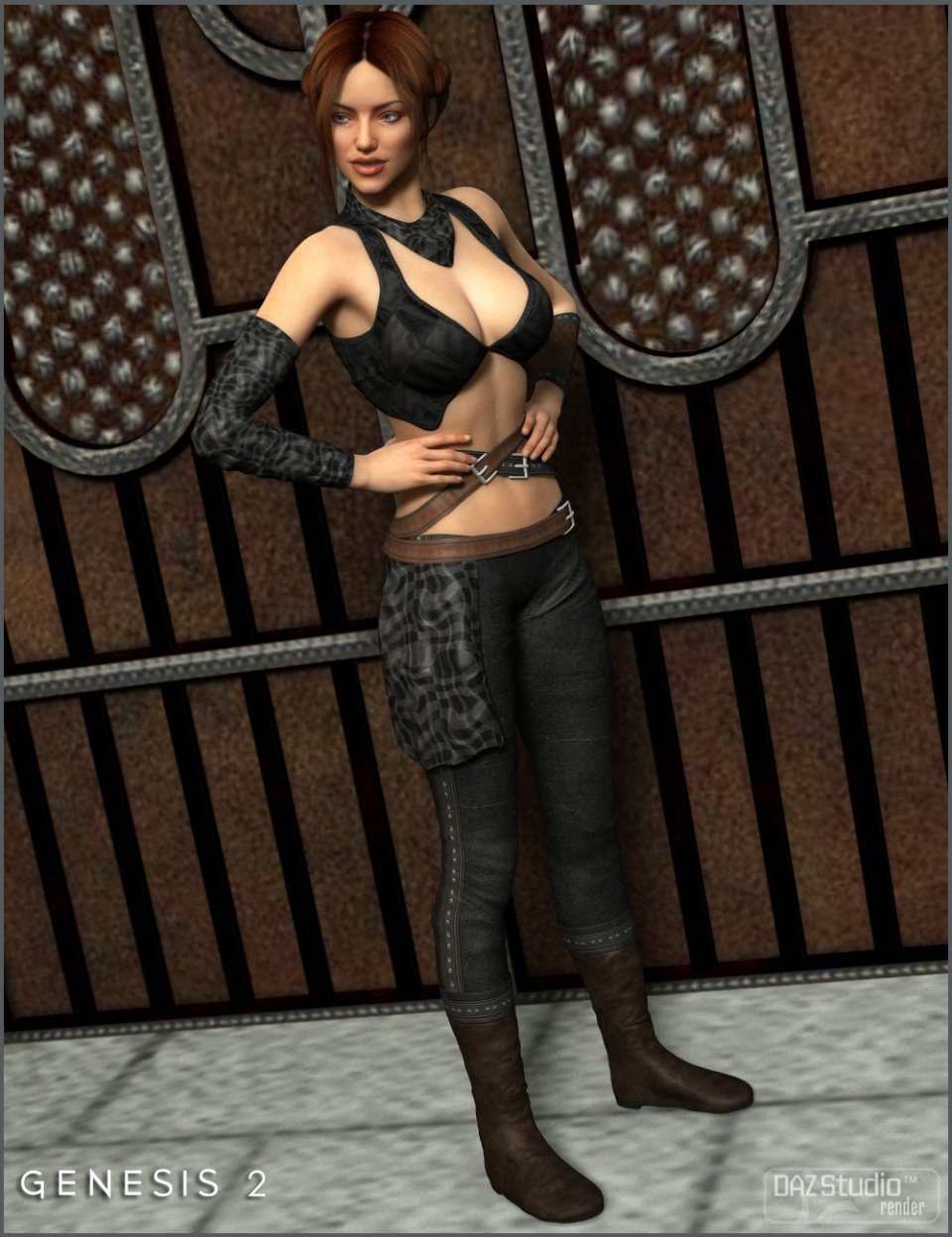 Themis Outfit HD for Genesis 2 Female(s)_DAZ3D下载站