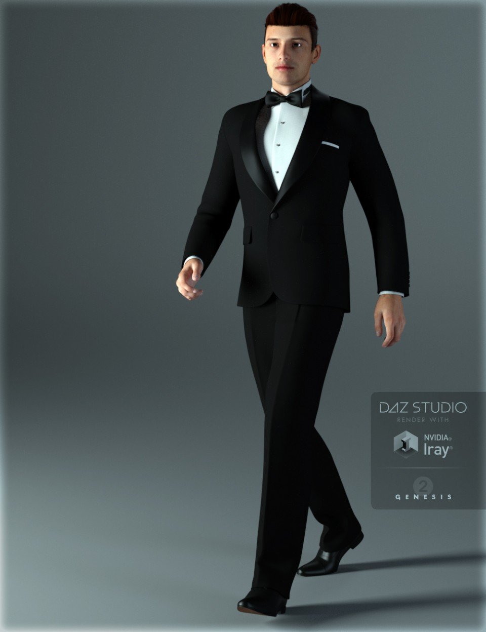 Tuxedo for Genesis 2 Male(s)_DAZ3D下载站