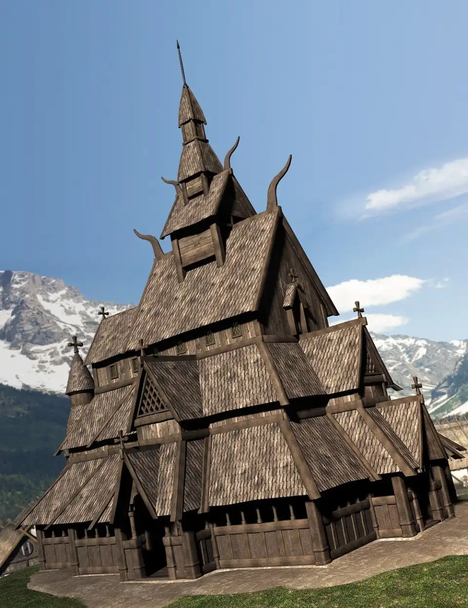 Viking Village Bundle_DAZ3DDL