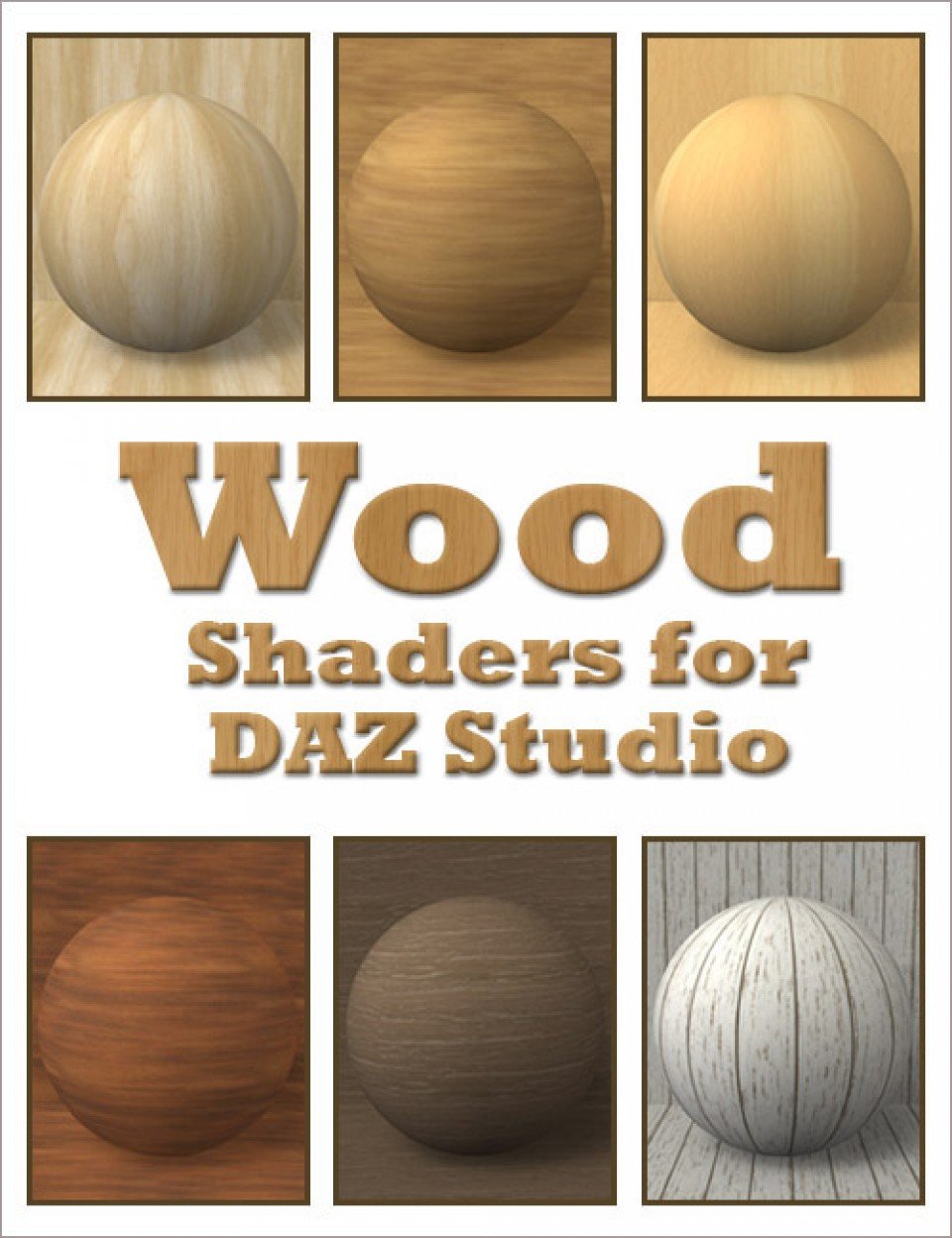 Wood Shaders for DAZ Studio_DAZ3D下载站