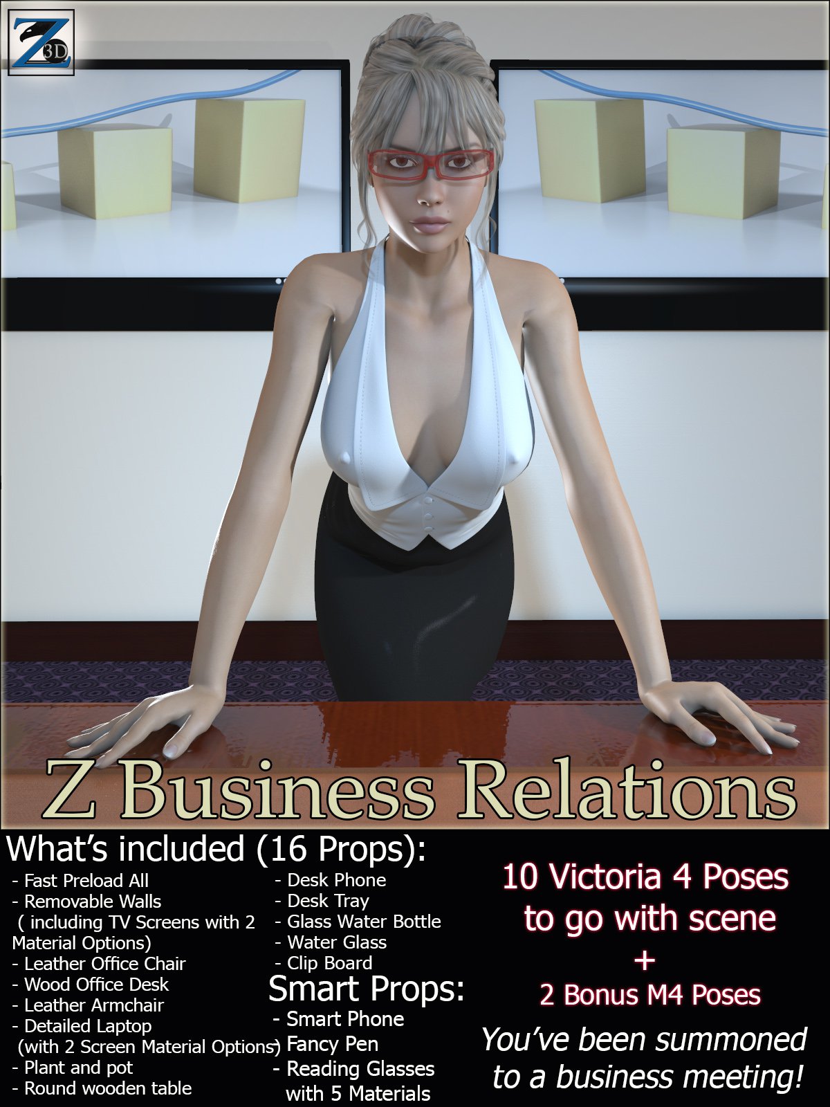 Z Business Relations + Poses_DAZ3D下载站