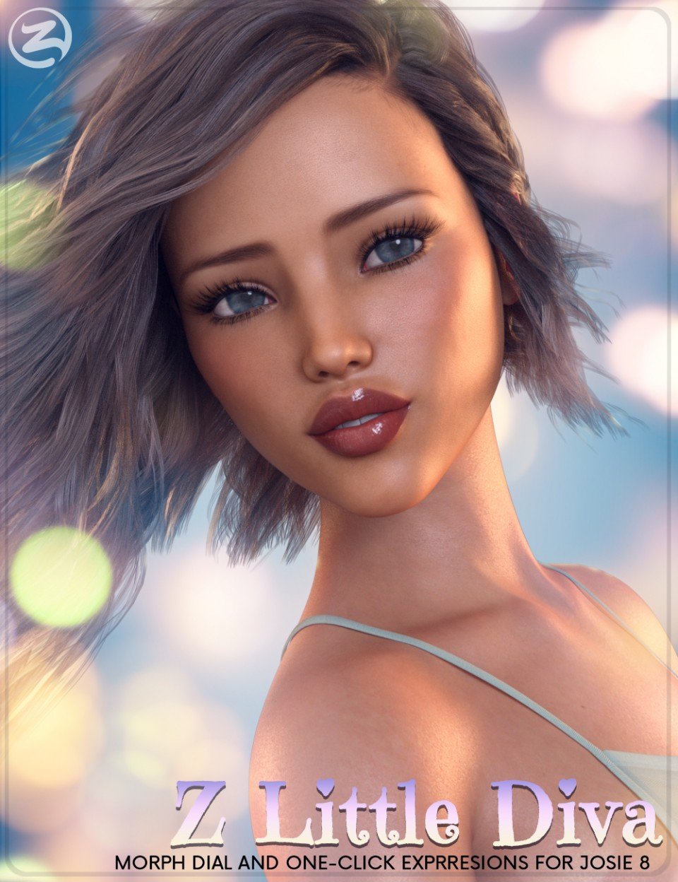 Z Little Diva – Dialable and One-Click Expressions for Teen Josie 8_DAZ3DDL