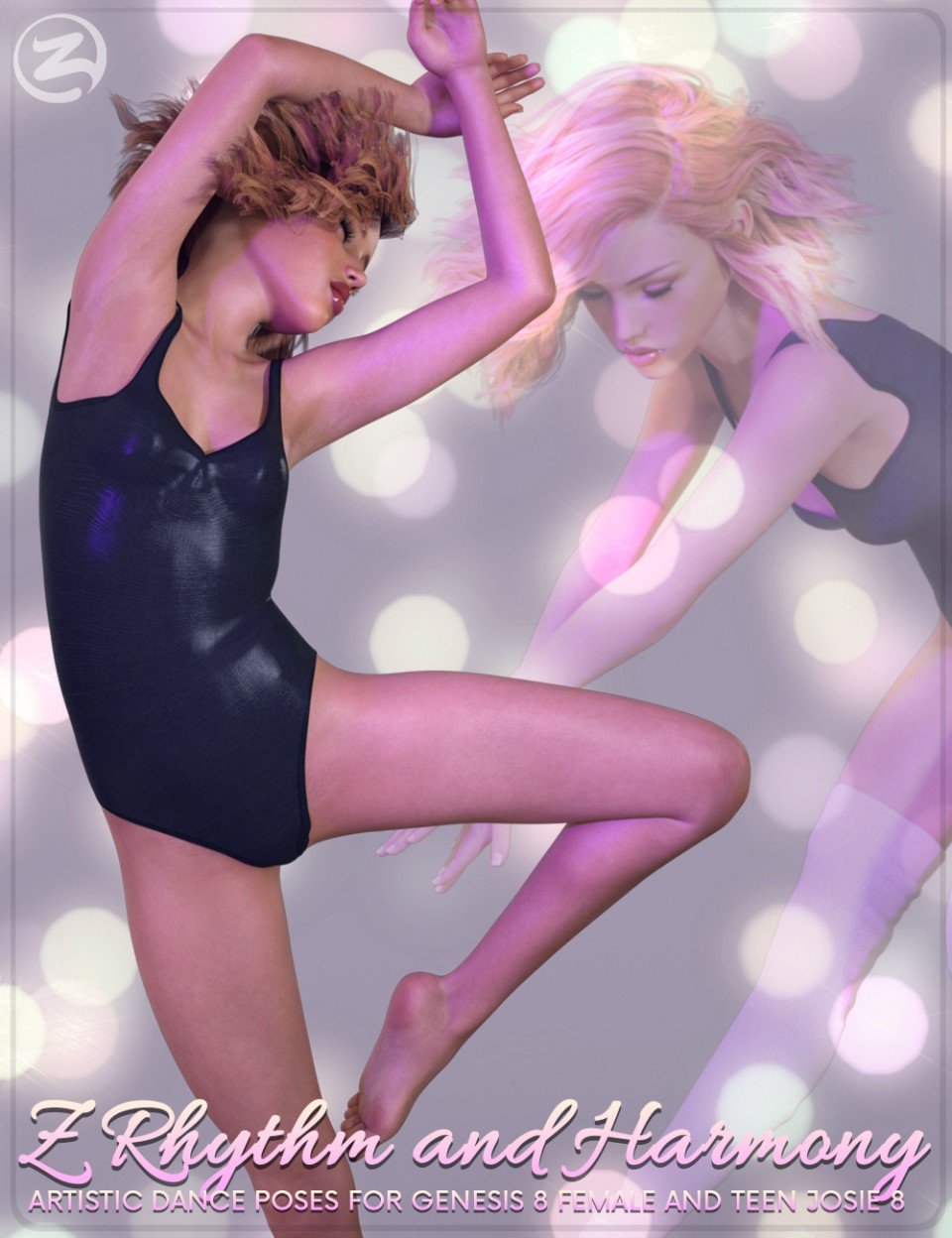 Z Rhythm and Harmony – Dance Poses for Genesis 8 Female and Teen Josie 8_DAZ3D下载站