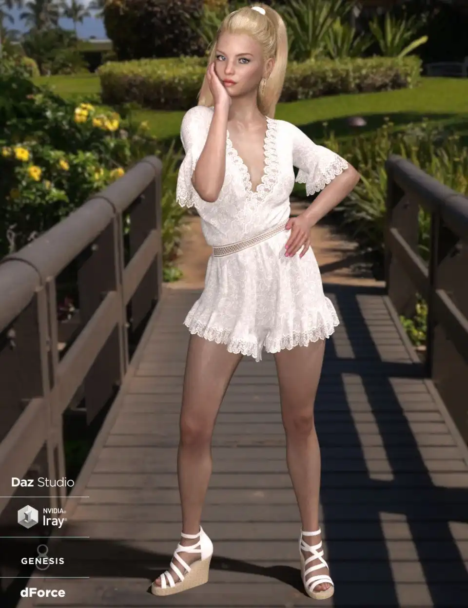 dForce Addison Outfit for Genesis 8 Female(s)_DAZ3D下载站