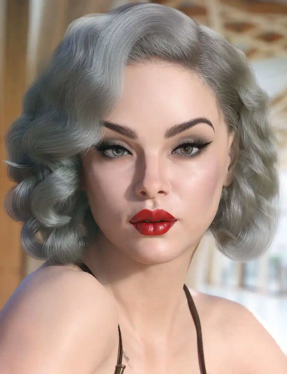 dForce Ingrid Hair for Genesis 3 and 8 Female(s)_DAZ3DDL