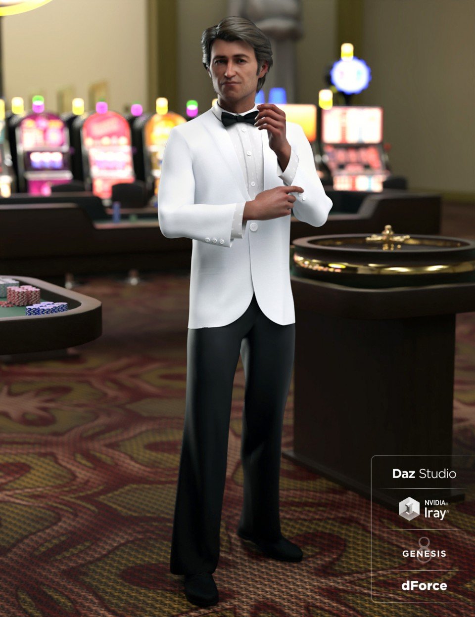 dForce Monte Carlo Suit for Genesis 8 Male(s)_DAZ3D下载站
