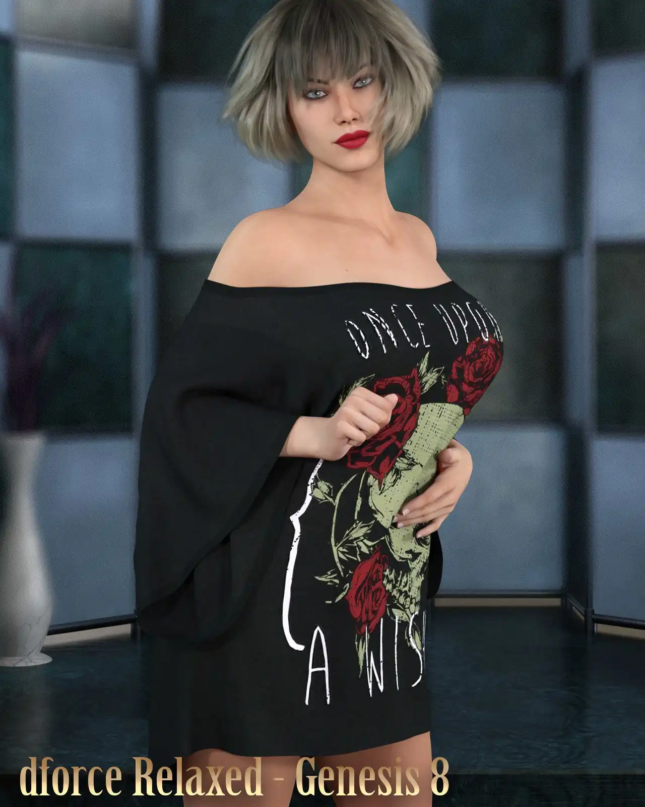 dforce – Relaxed – Genesis 8_DAZ3D下载站