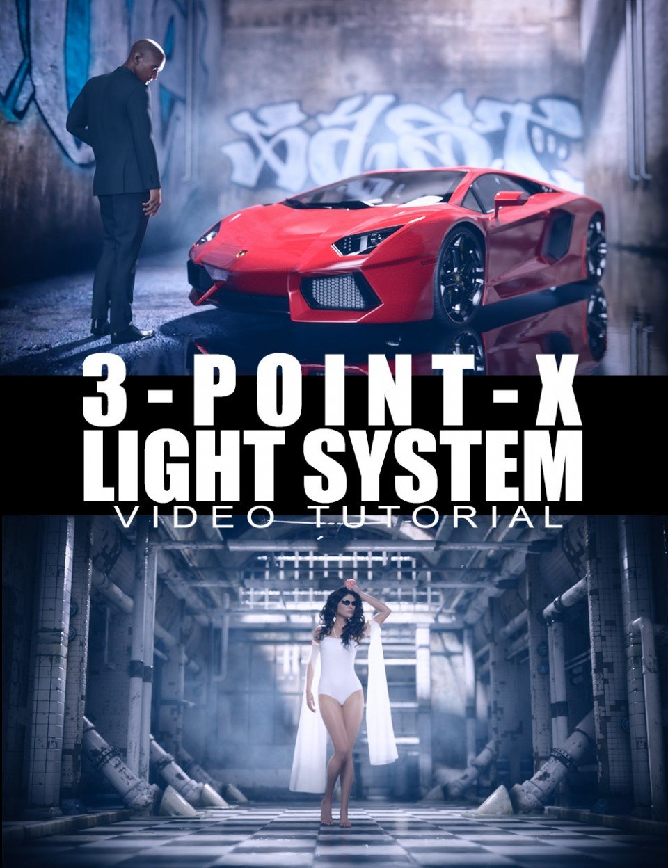 3 Point X Light System – Video Tutorial_DAZ3D下载站