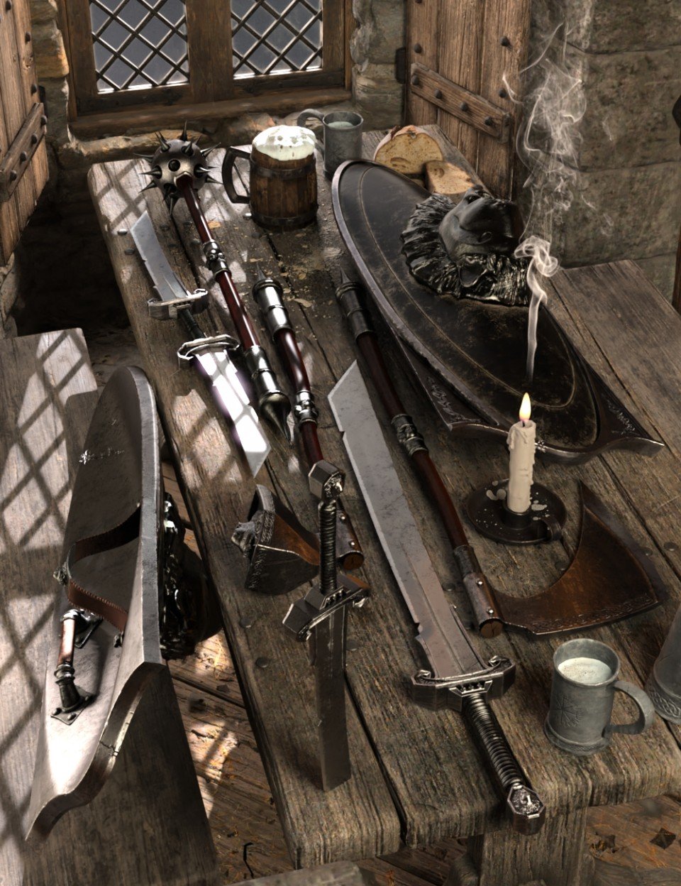 Albion Weapons Collection_DAZ3DDL