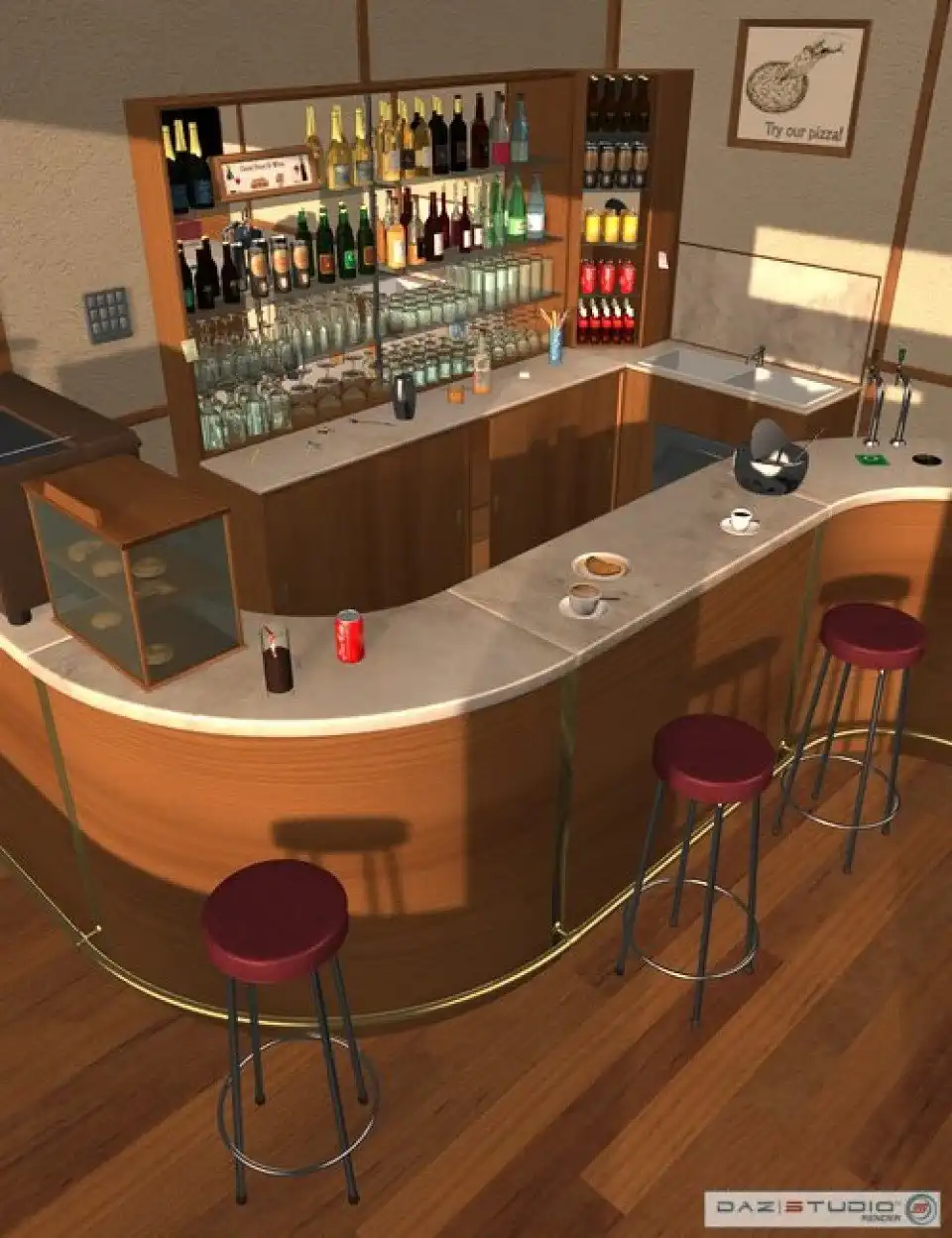 Bar Italia_DAZ3D下载站