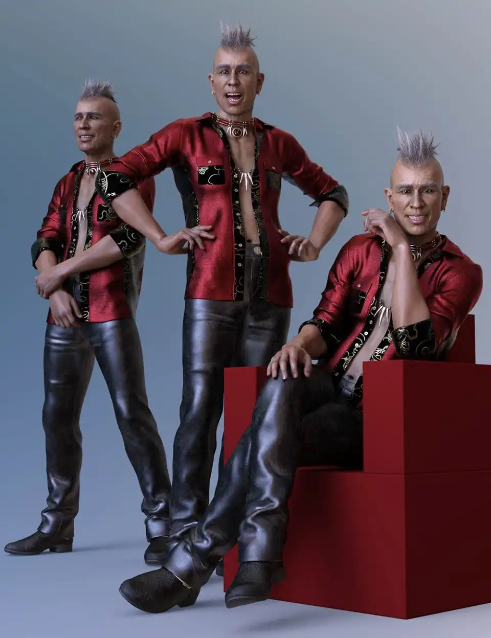 CDI Poses for Dasan 8 and Genesis 8 Male_DAZ3DDL