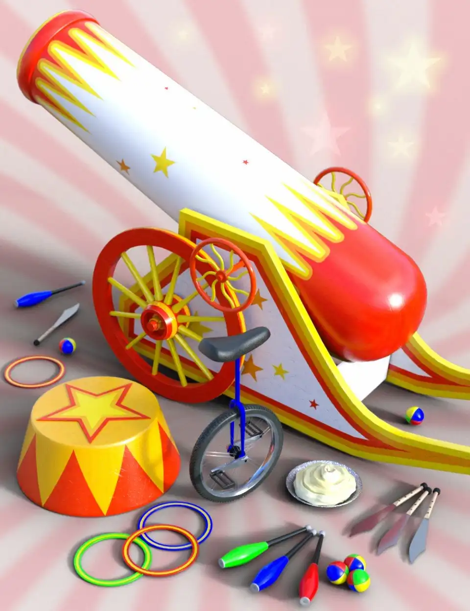 Circus Props_DAZ3DDL
