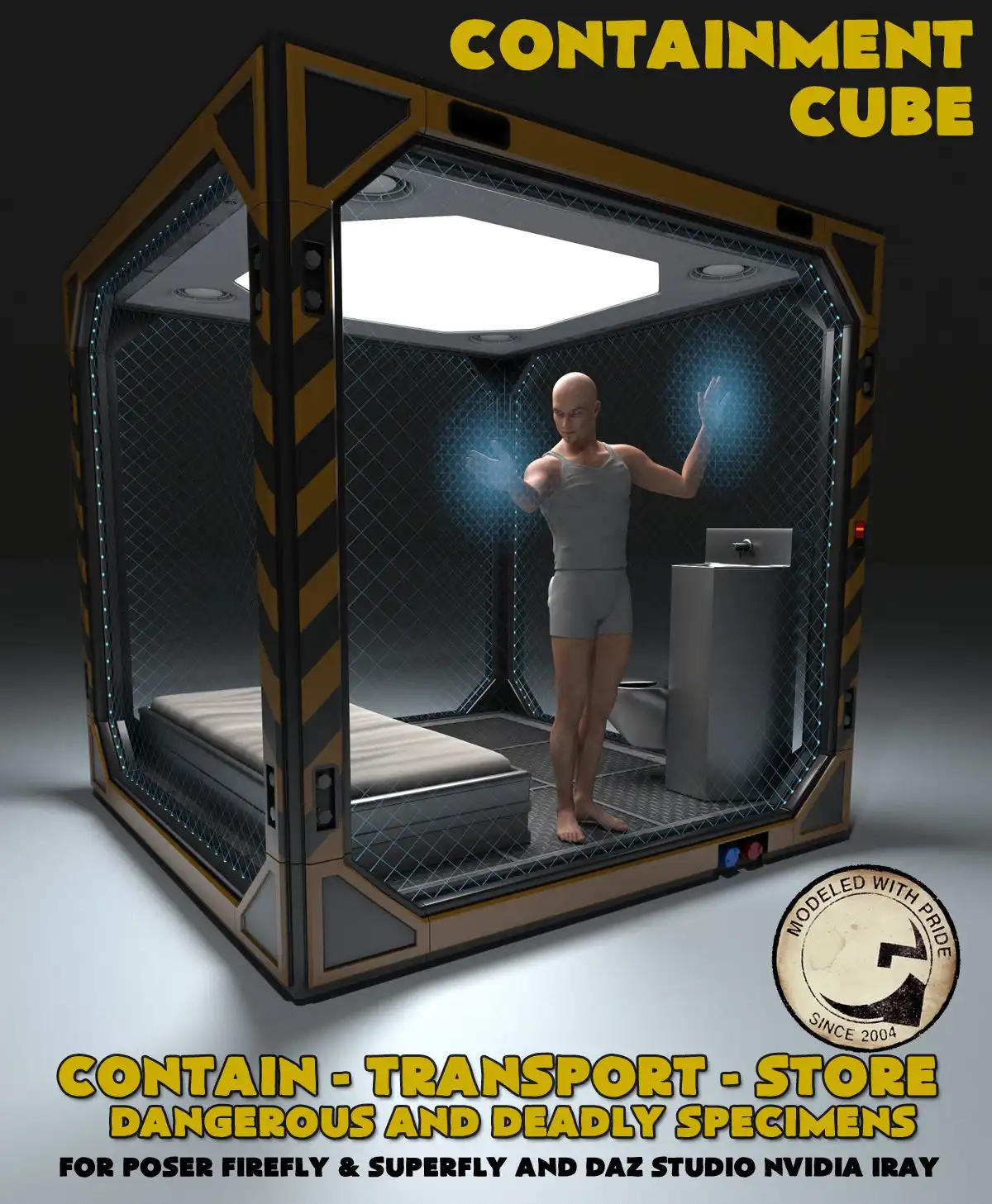 Containment Cube for Poser and DS_DAZ3DDL