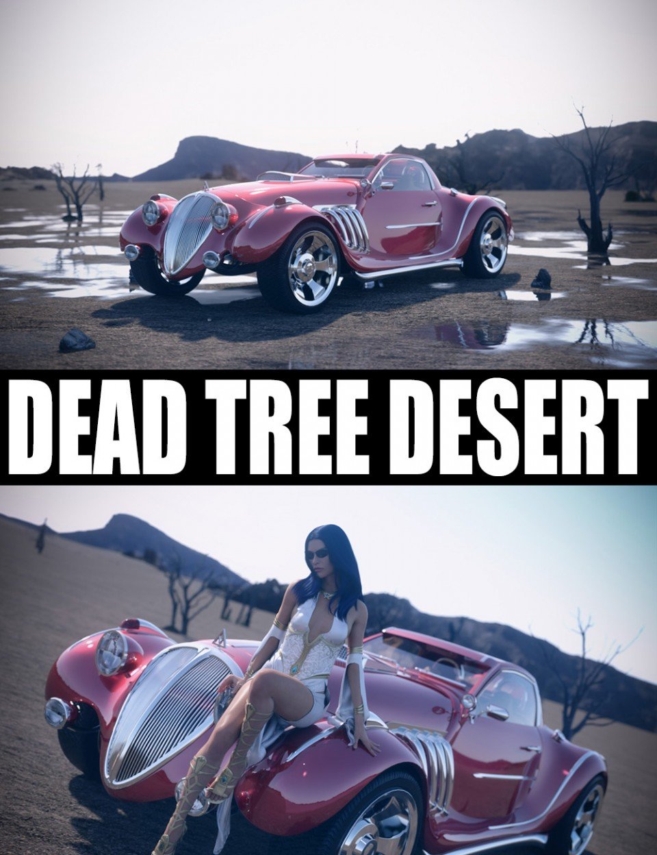 Dead Tree Desert_DAZ3D下载站
