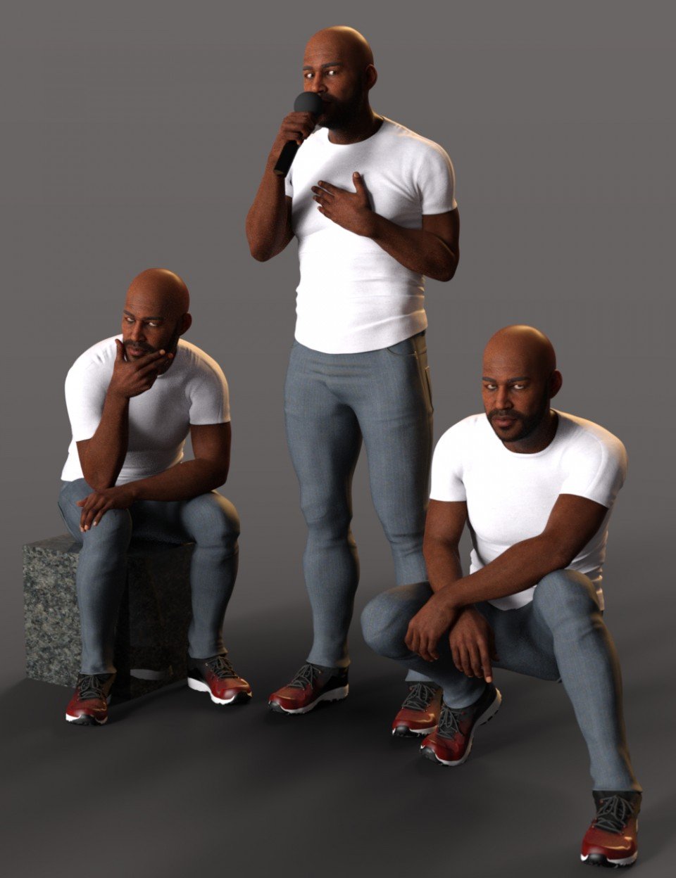 Enduring Icon Poses for Leroy 8_DAZ3D下载站
