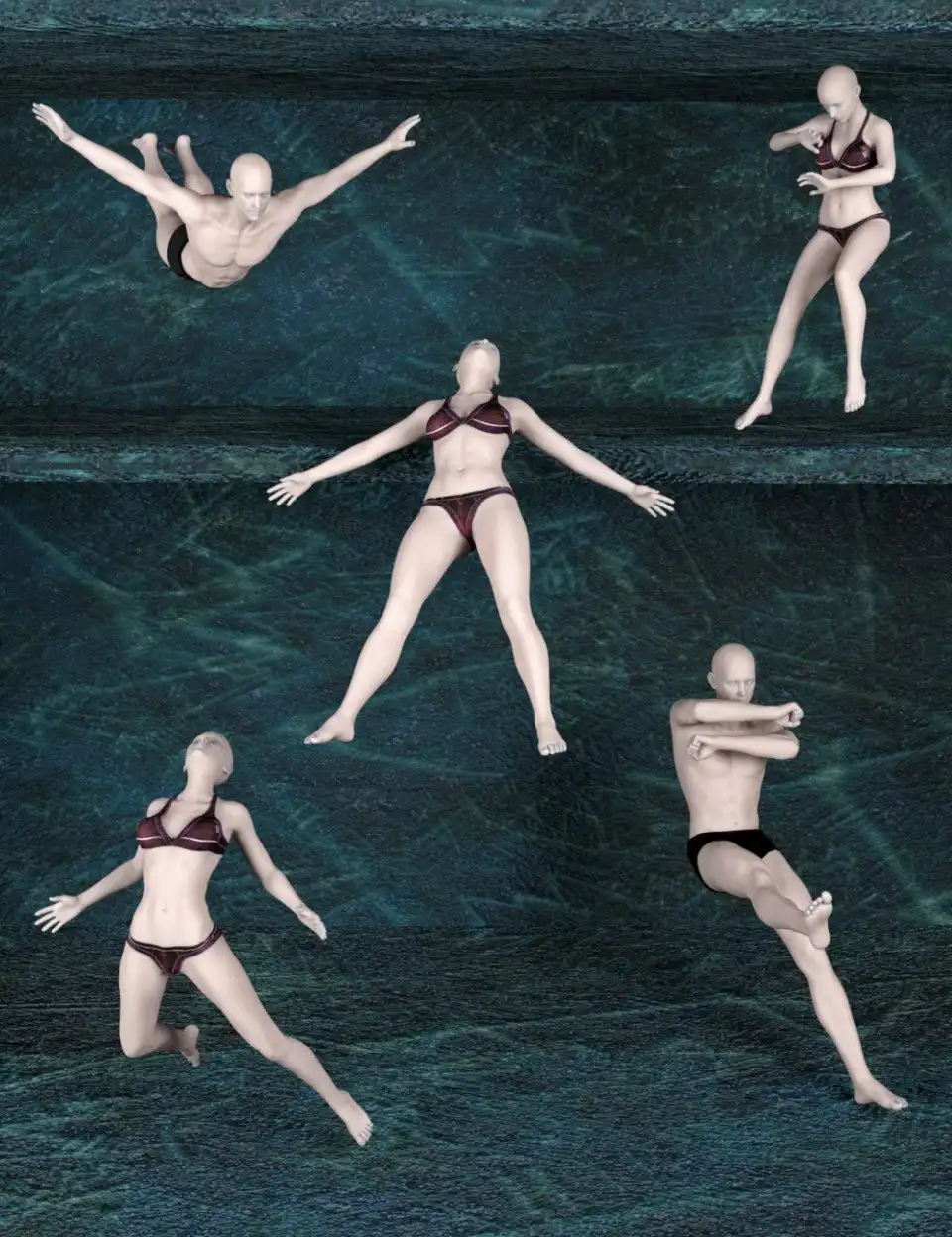 Explosive Poses for Genesis 2 and Genesis 3 Male(s) and Female(s)_DAZ3DDL