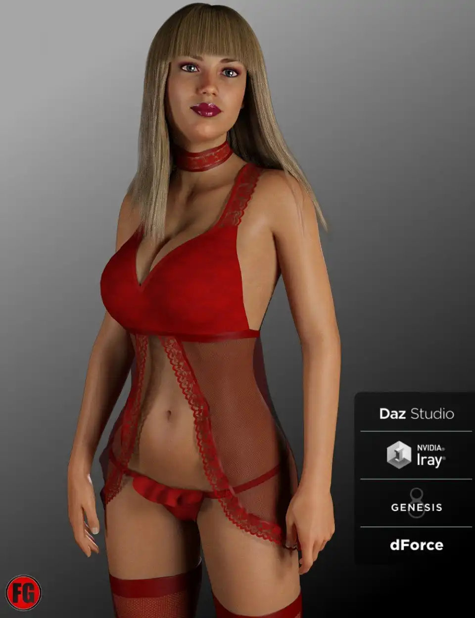 FGAL Teddy for Genesis 8 Female(s)_DAZ3D下载站