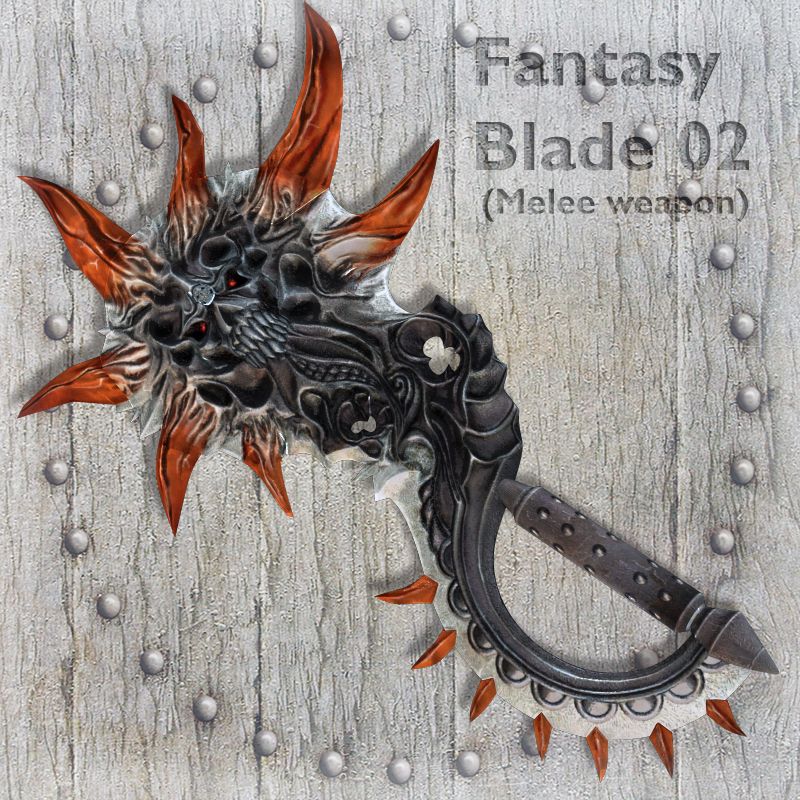 Fantasy Blade 02_DAZ3D下载站