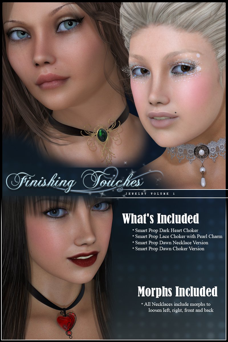 Finishing Touches: Jewelry Volume 1_DAZ3D下载站